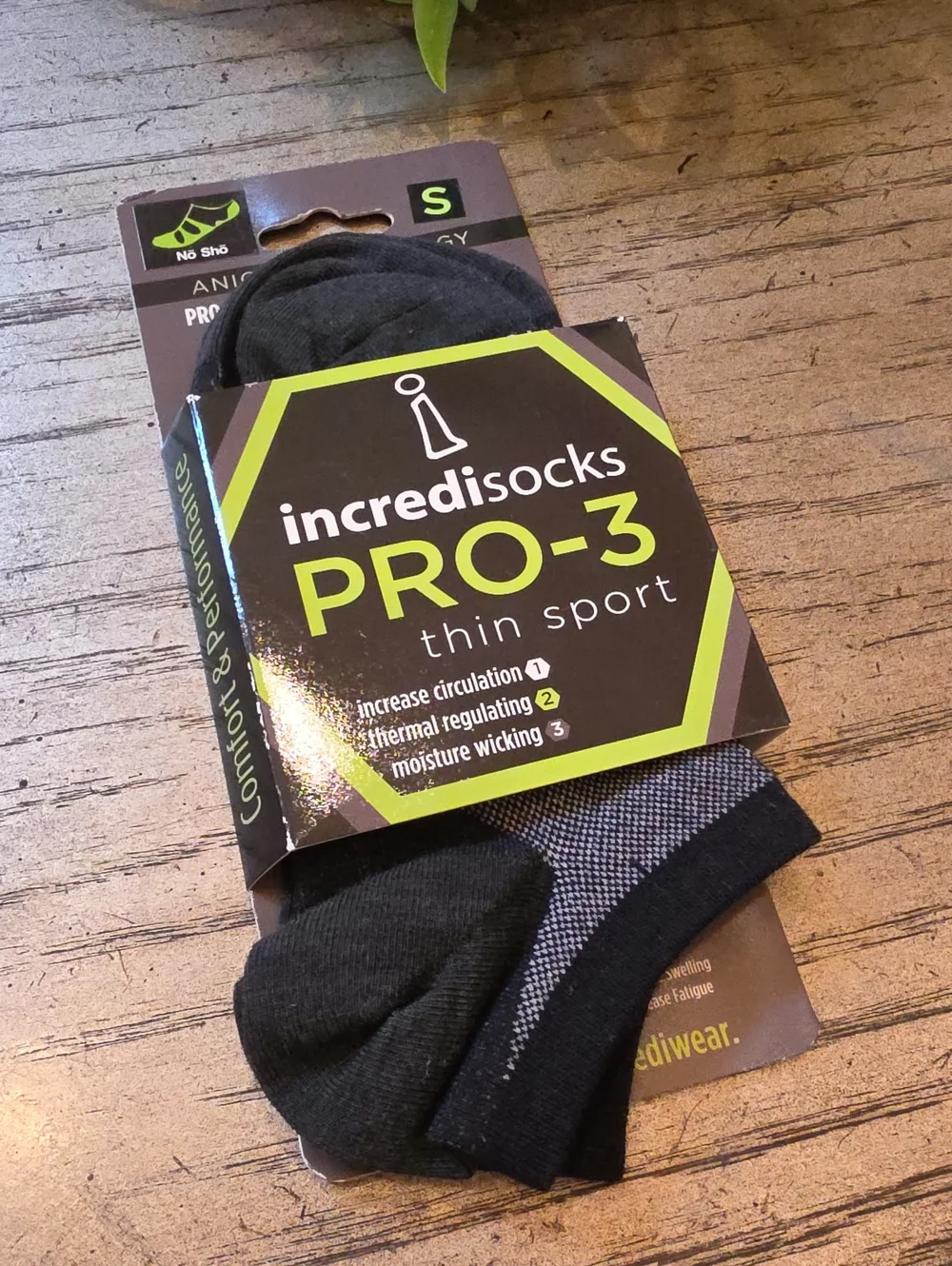No Sho Increisocks Pro-3 Size S NWT